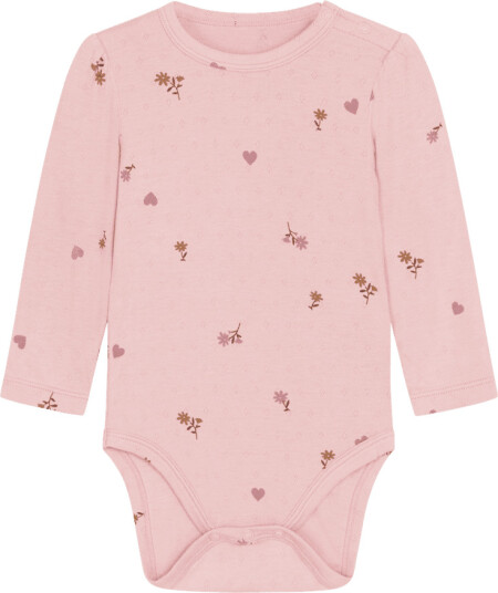 Hust And Claire Bambus Buller Body Dusty Rose (80 / 1 år)