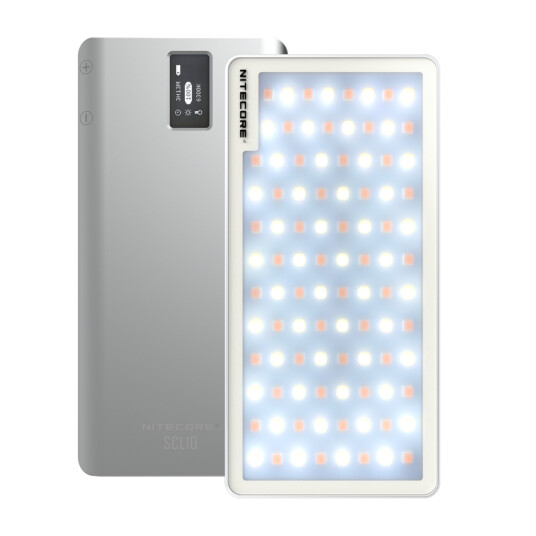 Nitecore SCL10 Powerbank og Videolys 2-in-1 Smart Camera Lys og Powerbank
