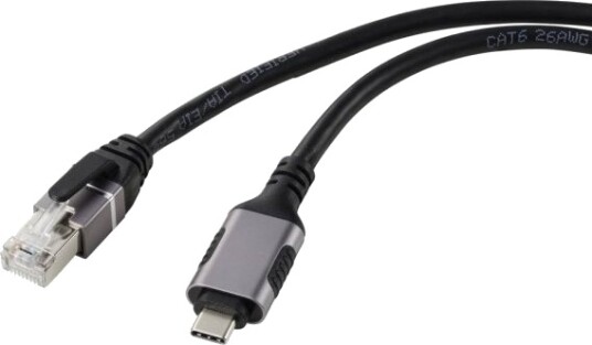 Renkforce Rf-6055780 Usb-C Rj45 3 M Sort Renkforce Rf-6055780 Usb-C Rj45 3 M Sort