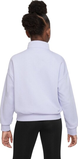 Nike Sportswear Club Half Zip Sweatshirt Barn Lilla 137 - 147