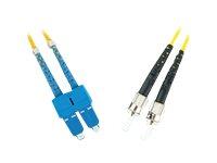 MicroConnect Koblingskabel - ST/PC-enkeltmodus (hann) til SC/PC-enkeltmodus (hann) - 2 m - fiberoptisk - 9 / 125 micron - OS1 - gul