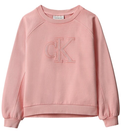 Calvin Klein Ck Logo Sweatshirt Pink 170