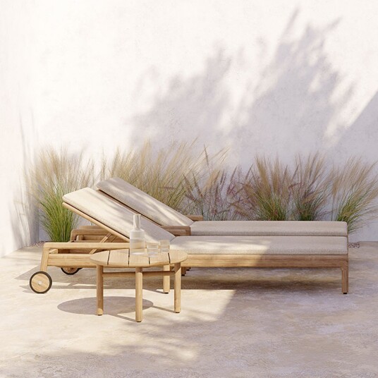 Ethnicraft Quatro Sidebord Ø59 cm Teak
