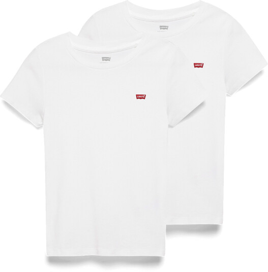Levi"s® 2Pack Essential Ss Tee 2 Pack White XL