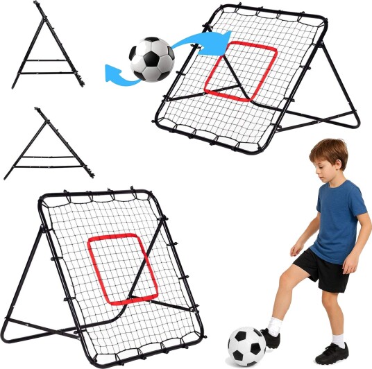 Football Rebounder Trainer – Ball Rebound Net 100x100 cm MultiGarden
