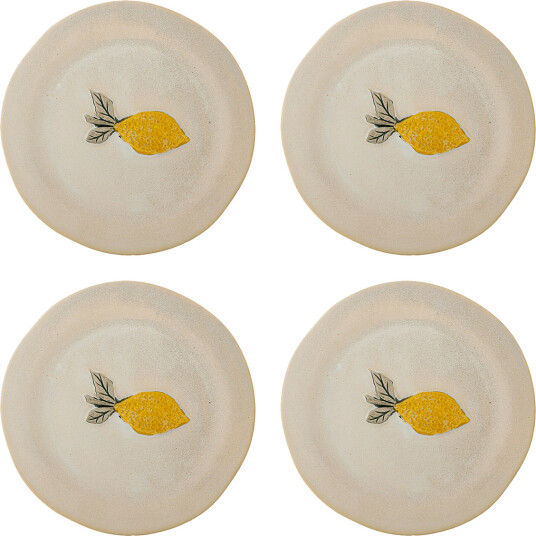 Bloomingville Hadden Plate   Yellow   Ø 21 CM