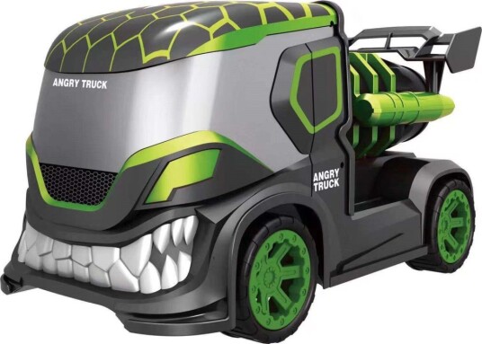 Angry Truck - med lys og røyk - Grønn