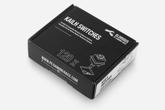 Glorious Kailh Box-brytere svart 120 stk