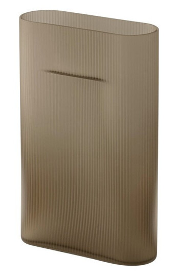 Muuto Ridge Vase H35 Taupe Lampemesteren Muuto Ridge Vase H35 Taupe Lampemesteren