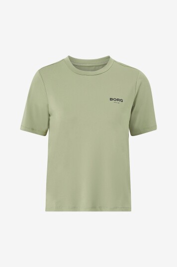 Björn Borg T skjorte Borg Essential Active T shirt Grønn