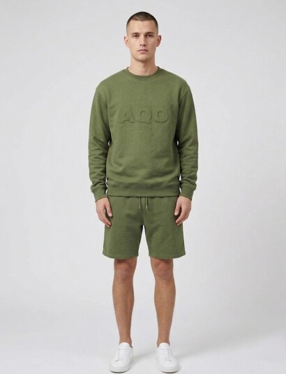 A QUESTION OF Sweat Shorts   Khaki green   XXL