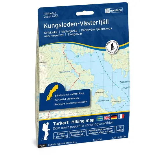 Kungsleden-Västerfjäll 1:50 000 Kungsleden-Västerfjäll 1:50 000