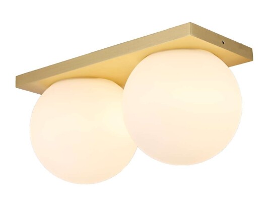 Antidark Palla Mini C290 LED Taklampe Dim-to-Warm Opal/Brass