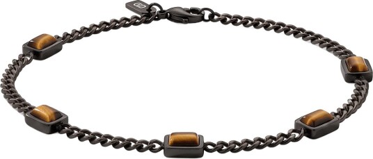 Steel & Barnett Bennet Bracelet BROWN M/L 20 23 cm
