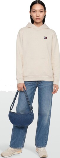 Tommy Hilfiger Flag Heritage Hoodie Cream 110 Tommy Hilfiger Flag Heritage Hoodie Cream 110