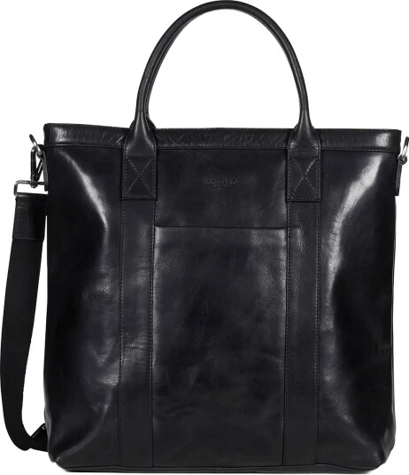 Howard London Tote Bag Brian Leather   BLACK   One Size