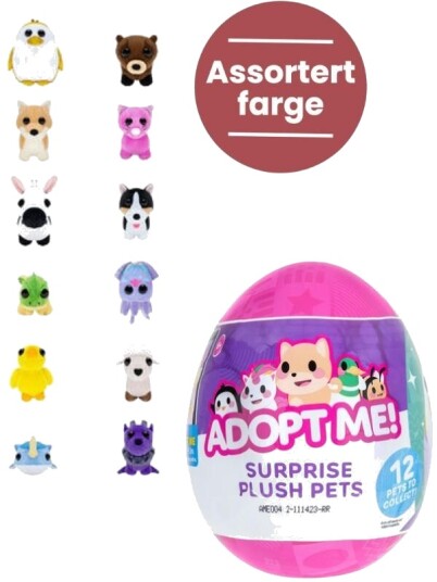 Adopt Me Surprise Plush Pets bamse 13 cm