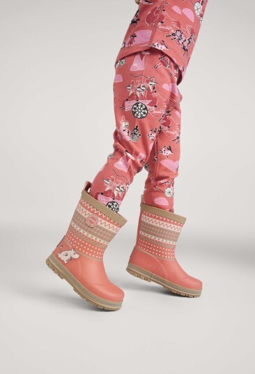 Reima Moomin Magisk gummistøvler rose blush (30) 30