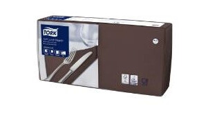 Serviet Tork 33X33 Cm 3-Lag Brun,150 Stk/Pk
