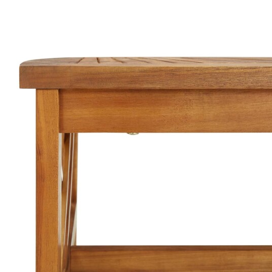 vidaXL Salongbord 102x50x43 cm heltre akasie