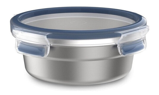 Tefal MasterSeal rustfritt stål matboks rund 0,7 L Tefal MasterSeal rustfritt stål matboks rund 0,7 L