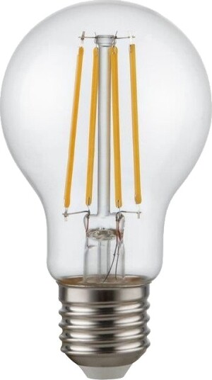 Spl E27 4,7W dimbar LED pære   A60 filament 470lm 2500K klart glass   Dimbar : Dimbar Kulør : Ekstra varm