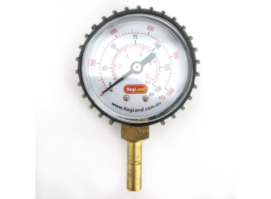 Manometer m/8mm hurtigkobling 0-150 psi Manometer m/8mm hurtigkobling 0-150 psi