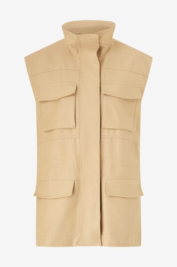 Mango Vest Waistcoat Romeo Beige