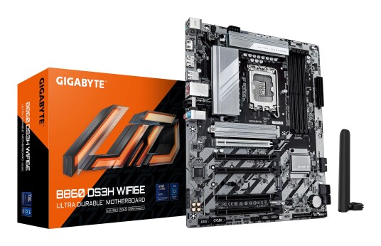 Gigabyte B860 DS3H Hovedkort med Wi-Fi 6E og DDR5 Gigabyte B860 DS3H Hovedkort med Wi-Fi 6E og DDR5