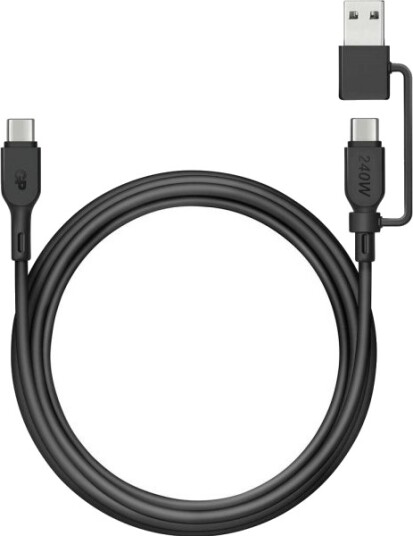 Gp Battery 60W LadeOg Synk-Kabel Usb-A Til Usb-C Og Lightning Gpcbccbvbkusb971