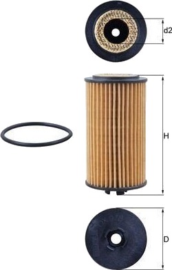Oljefilter KNECHT OX 978D Oljefilter KNECHT OX 978D