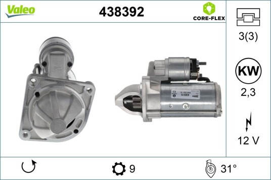 VALEO 438392 Starter VALEO 438392 Starter