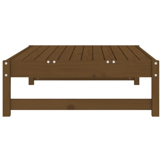 Hagefotskammel honningbrun 120x80 cm heltre furu 825712
