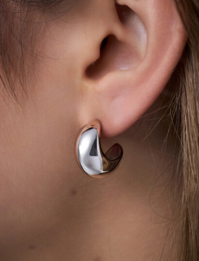 Pieces Pcdevia Earrings Box Wp Silver ONE SIZE Pieces Pcdevia Earrings Box Wp Silver ONE SIZE