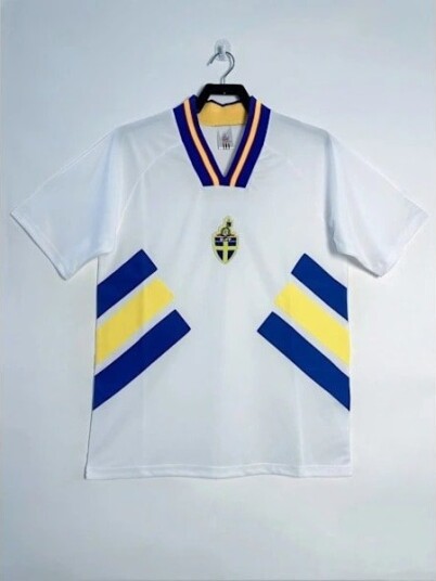 Svensk fotballandslag retro hjemmedrakt herre XL størrelse