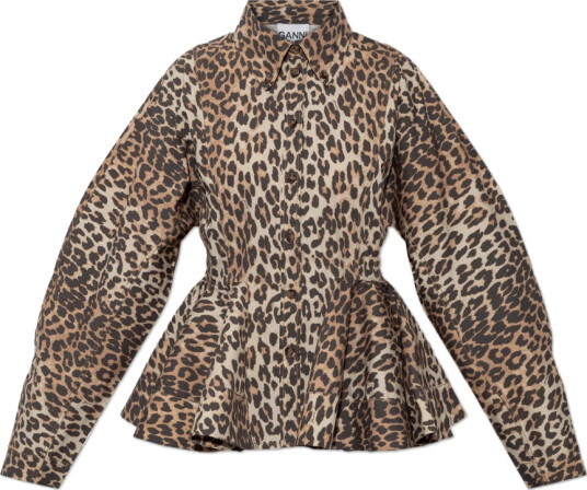 Ganni Dame Bluser & Skjorter Brun 2XS