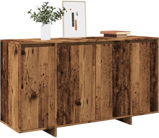Skjenk gammelt tre 135x41x75 cm konstruert tre 8721158441294