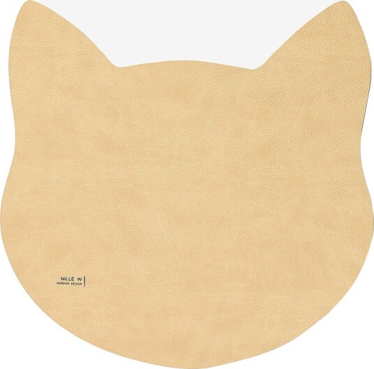 MiLLE W NORDISK DESIGN Glassbrikke katt L Beige
