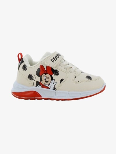 Disney Minni Mus  Blinkende Sneakers Beige/Black 30