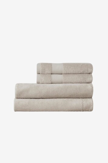 Lexington Håndkle Hotel Cotton/Modal/Mulberry Silk Towel Grå