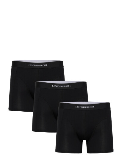 Lindbergh Modal Cotton Boxer 3-Pack - Black - XL