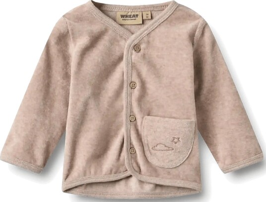 Wheat Sweat Cardigan L/S Toto Sky   MELANGE ROSE   86