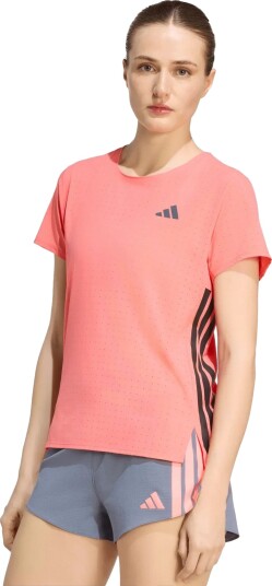 Adidas Performance Adizero Tee W Coral XS