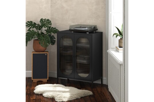 Skap Luna 80x40x102 cm Svart 80x40x102 cm Svart