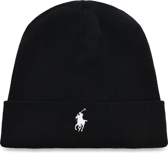 Polo Ralph Lauren 32/3 Cotton Swtr Hat Black ONE SIZE