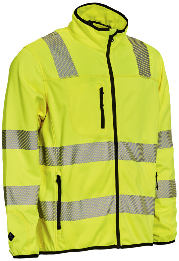 Elka Hi Vis Fleecejakke Midlayer Zip In 150015r Gul Str. XS
