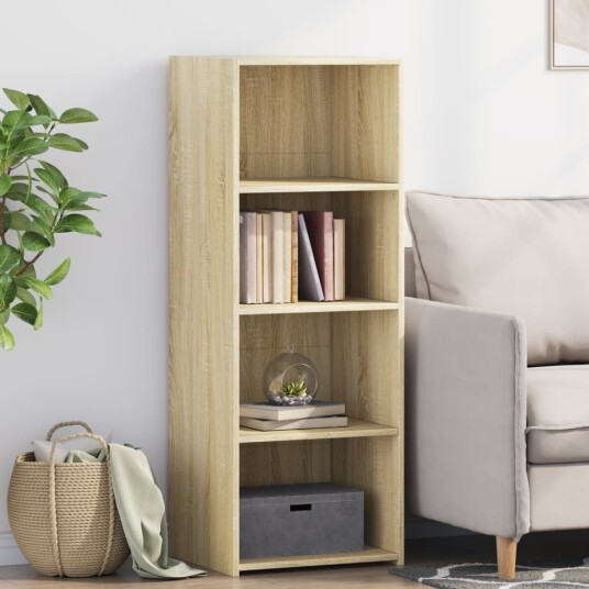  Hylle sonoma eik 45x41x124 cm konstruert tre 8721102652943