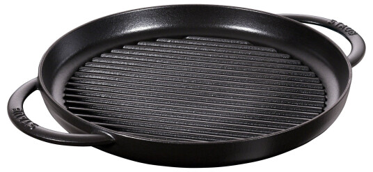 Staub Pure Grill Grillpanne 30 cm Svart