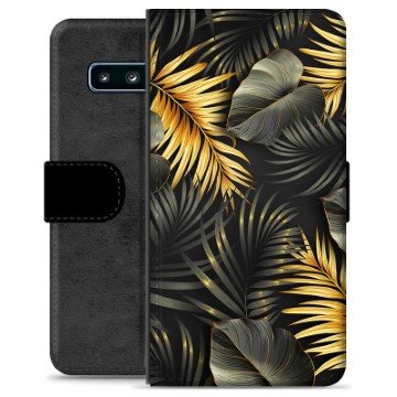 Samsung Galaxy S10+ Premium Lommebok-deksel Gulde Blader