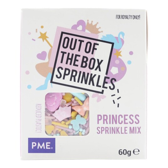 CakeSupplies Strøssel Prinsesser Miks - 60 g CakeSupplies Strøssel Prinsesser Miks - 60 g